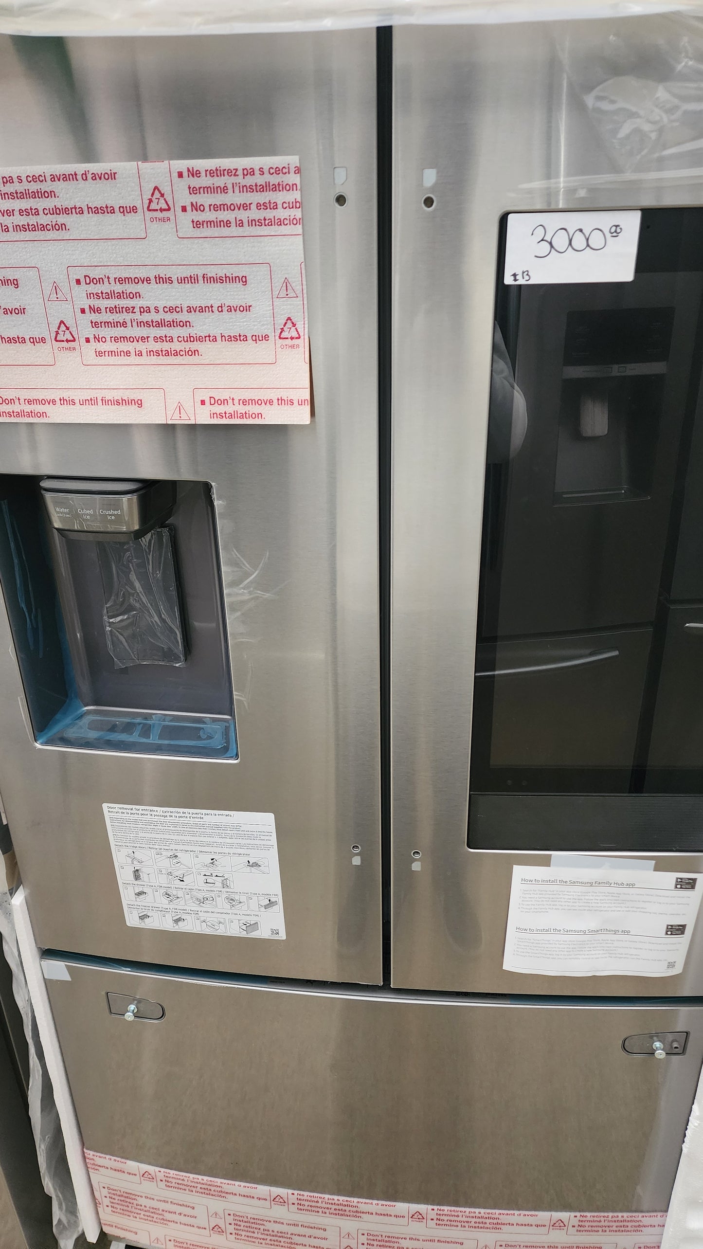 Réfrigérateur Samsung Samsung rf27t5501sr en acier inoxydable