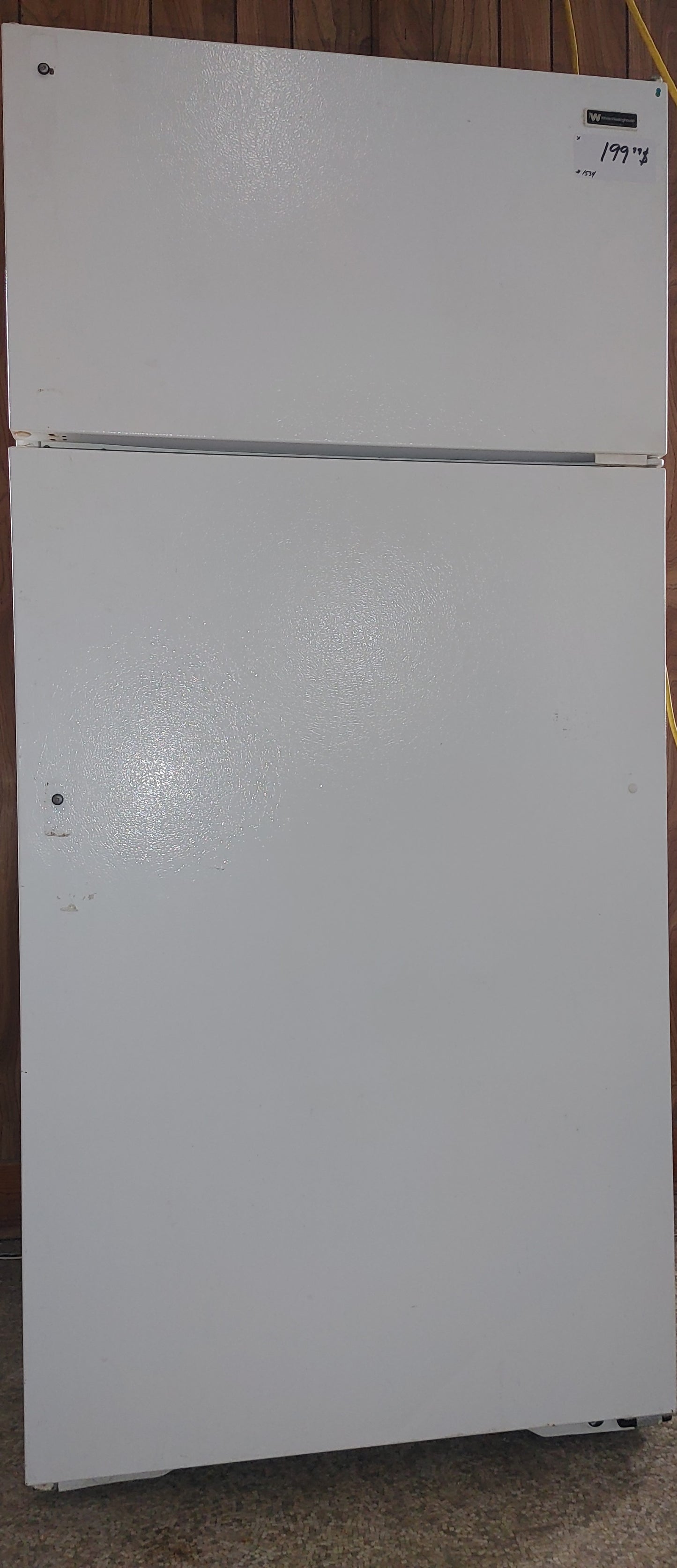White White refrigerator in white