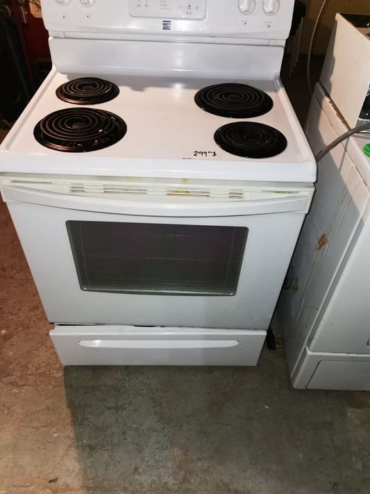 Poêle Kenmore Kenmore en blanc