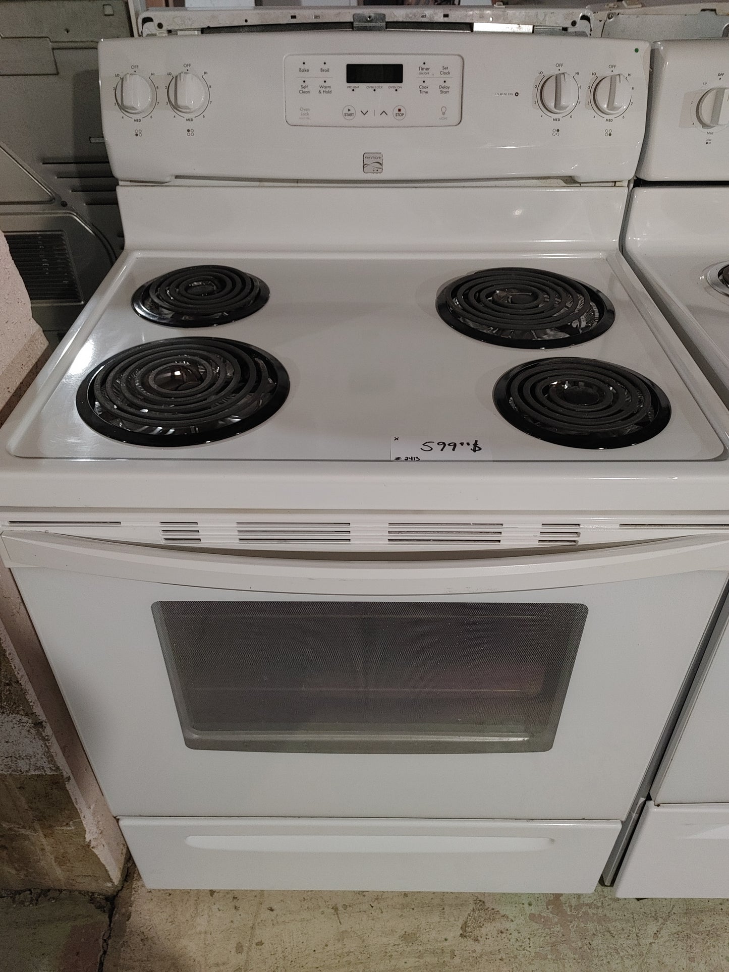 Kenmore Stove in white