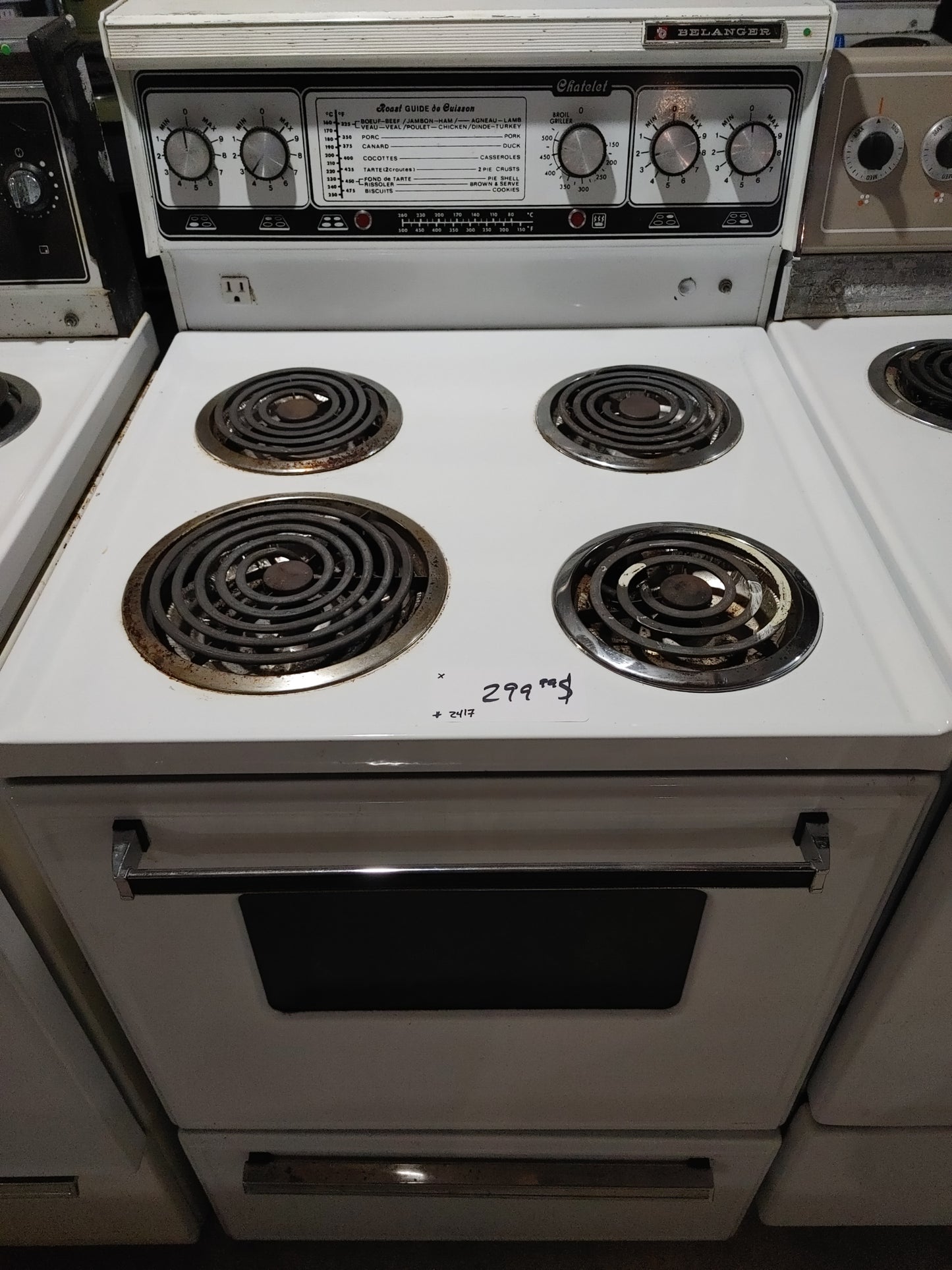 Belanger Stove in white