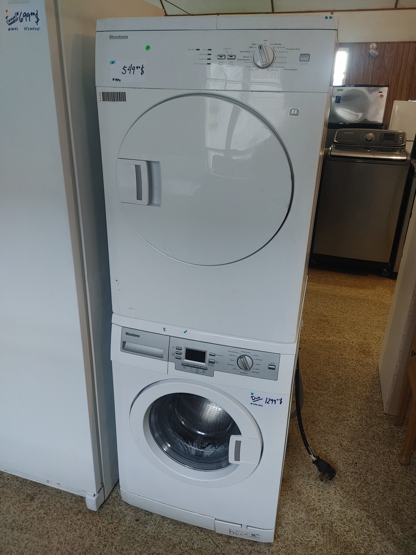 bloomberg Dryer in white