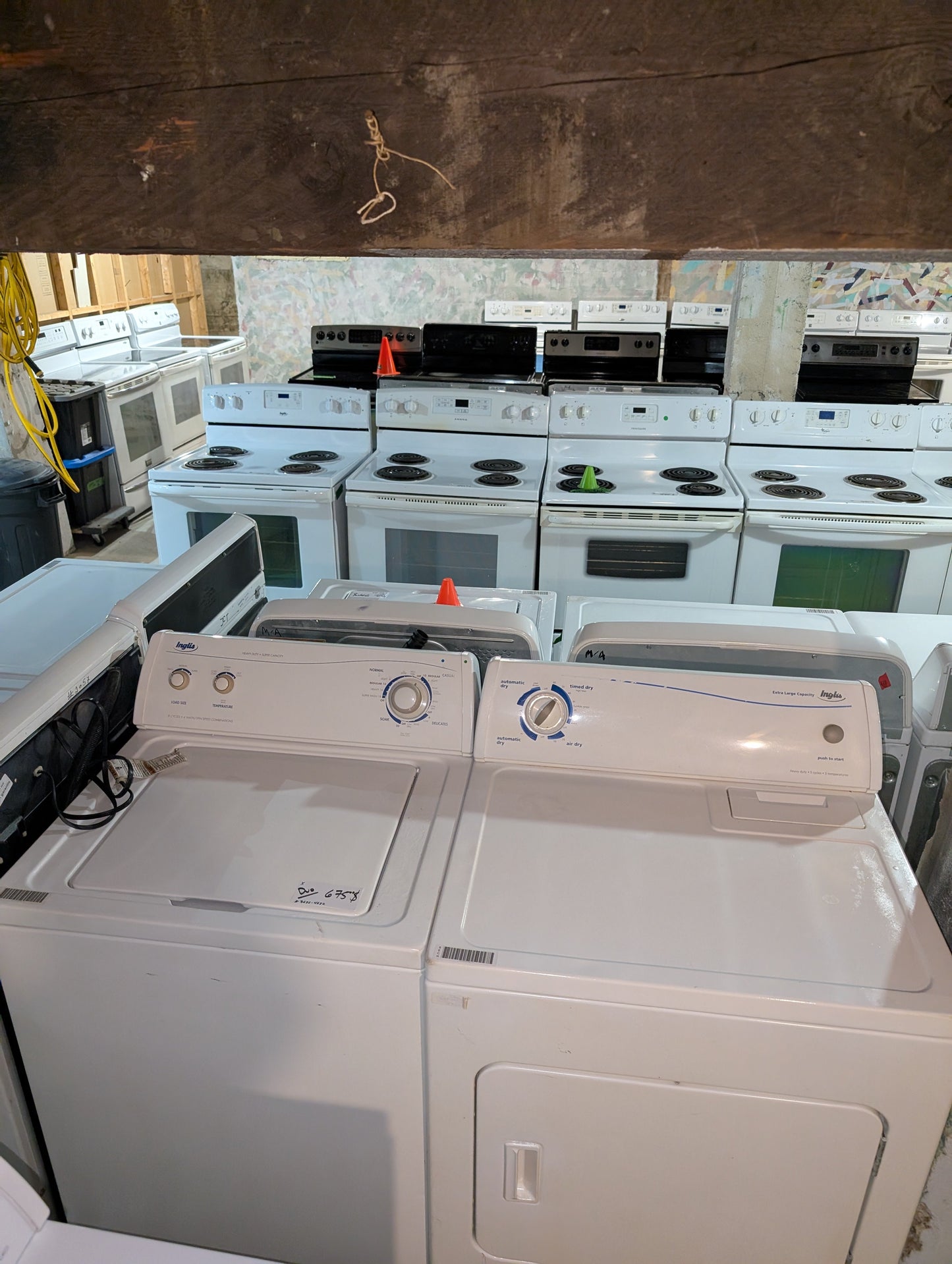 LG – Machine à laver et Sécheuse Ensemble – 270" – blanc – Remis à neuf - Excellent état