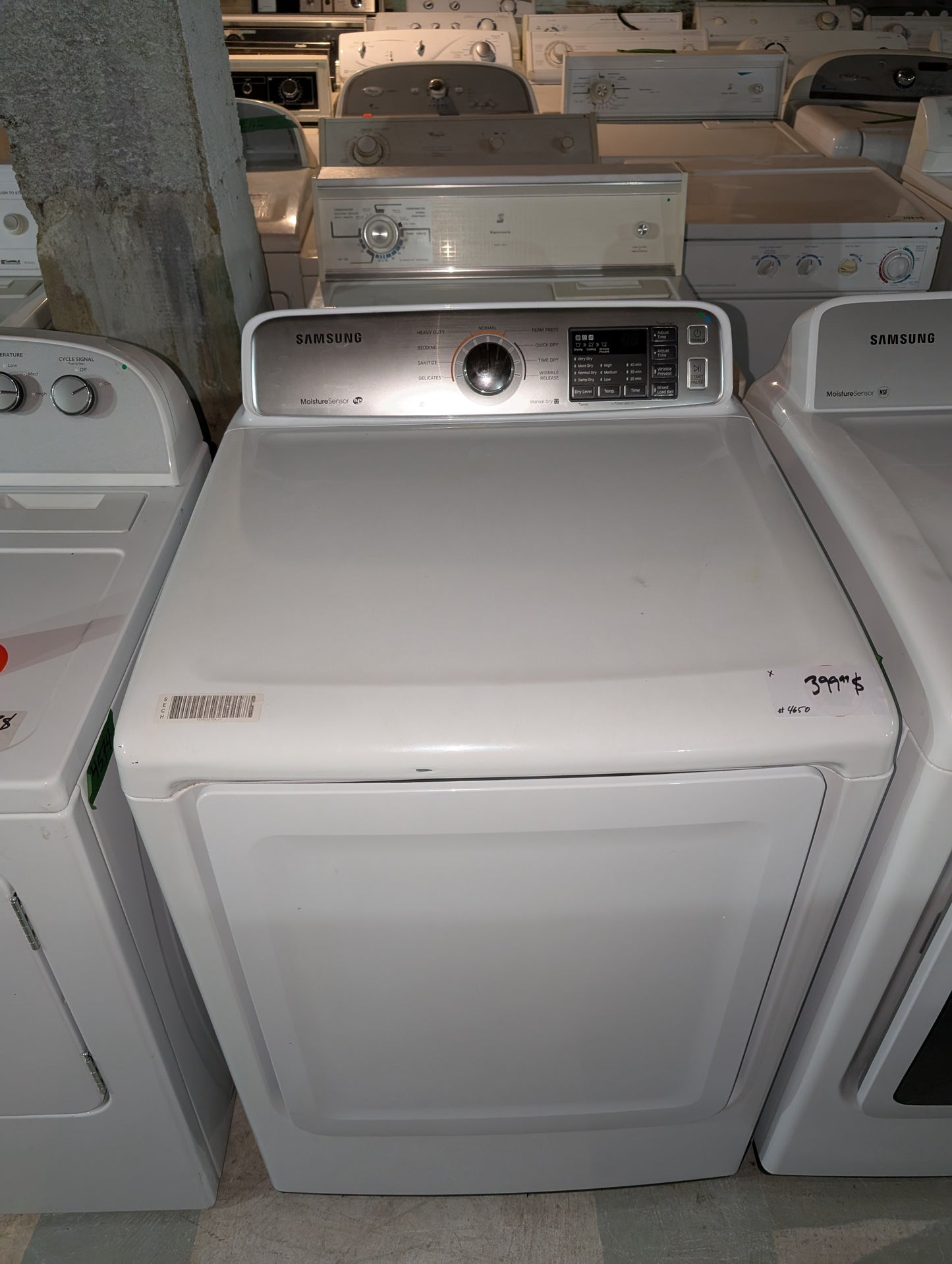 Samsung Samsung dryer in white