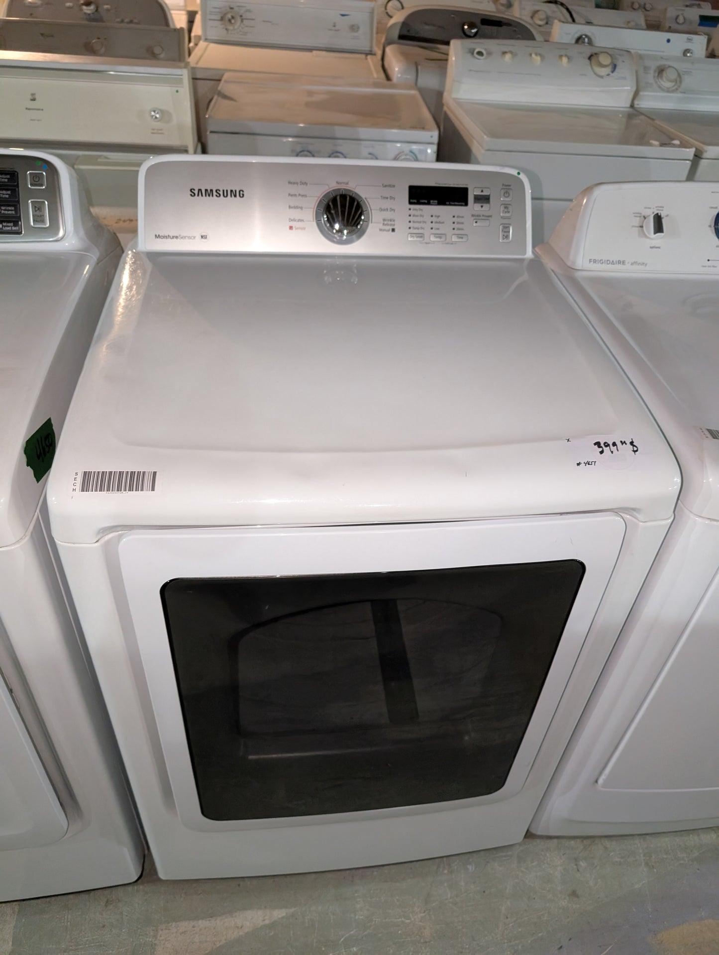 Samsung Dryer in white