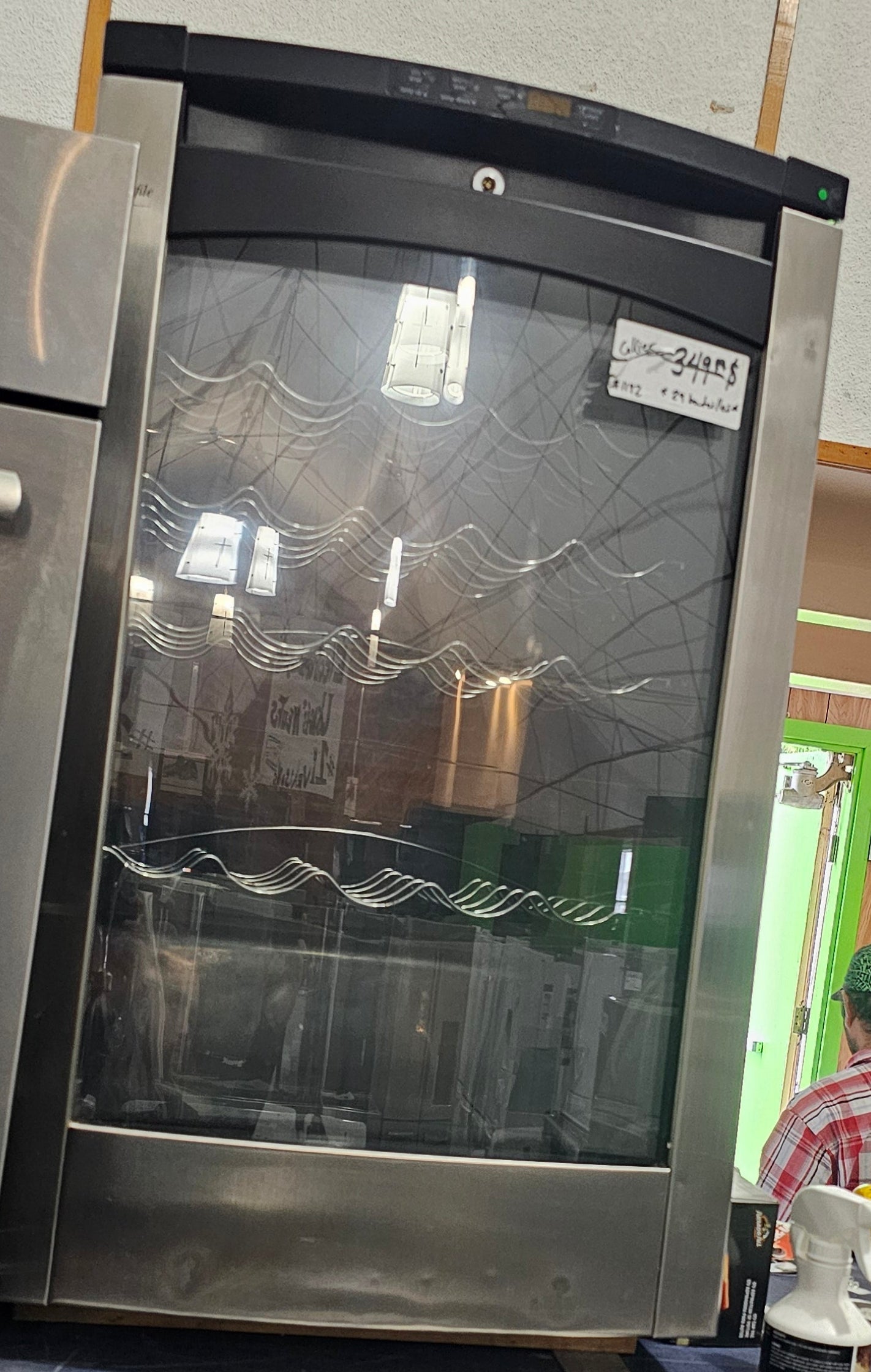 GE - Cave à vin – acier inoxydable