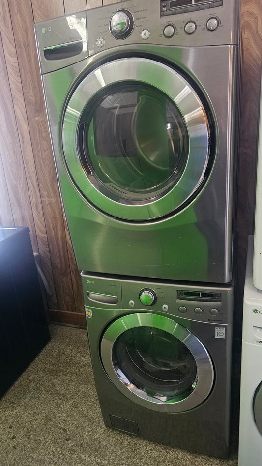 LG Front Load Washing Machine and Dryer Set – Taupe