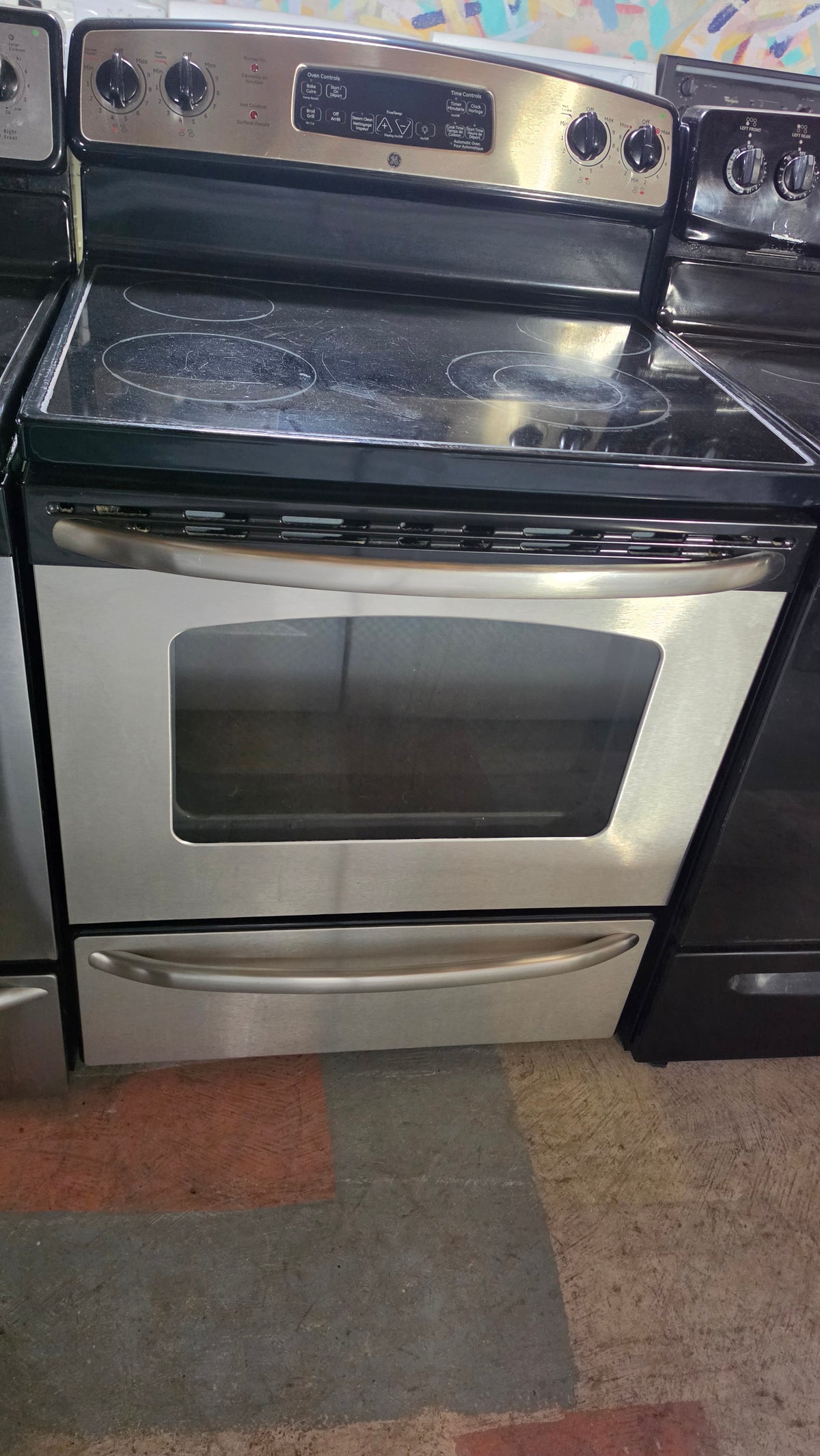 Ge stove - stainless SKU#2531