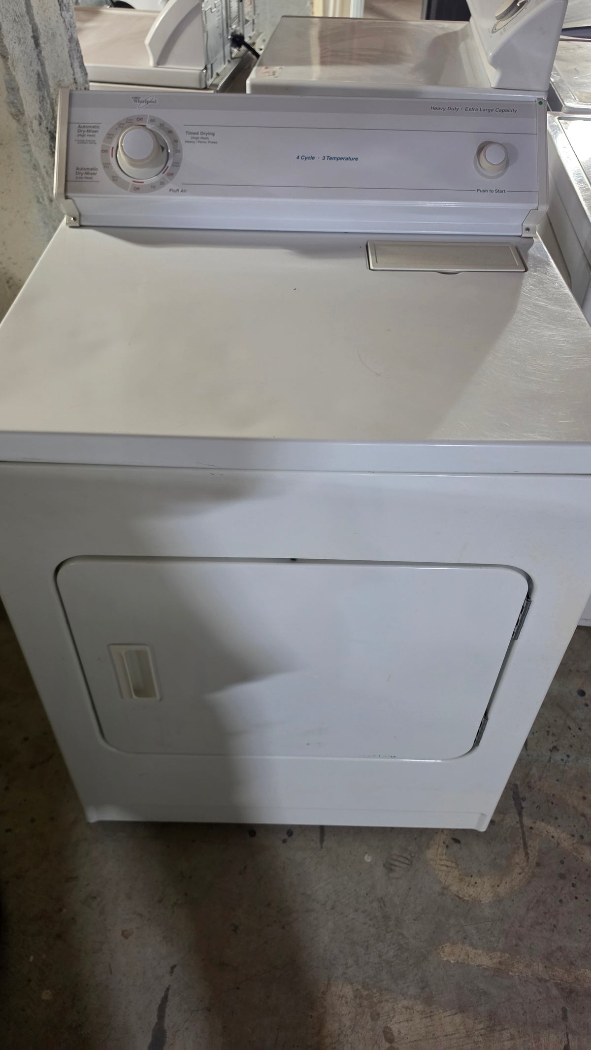Whirlpool dryer - white SKU#4766
