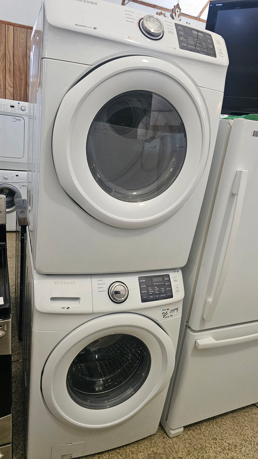 Laveuse à chargement frontal Samsung et Sécheuse Ensemble – Blanc