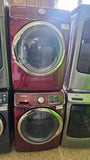 Laveuse-sécheuse Duo Samsung d’occasion - Rouge - Appareil abordable et fiable