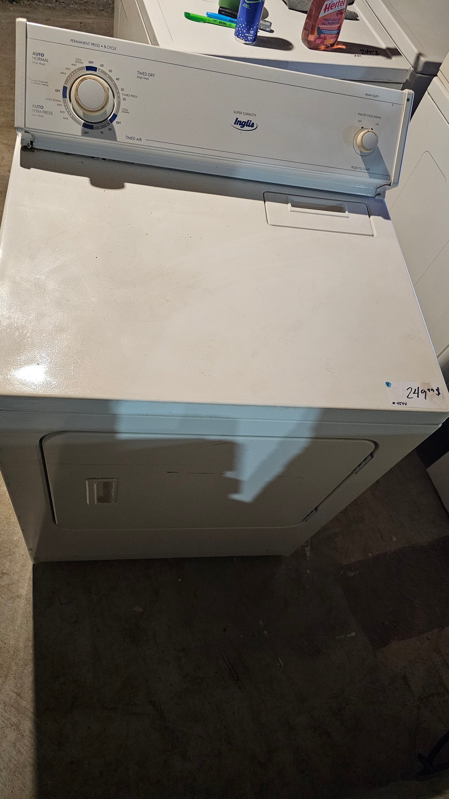 Inglis Sécheuse – blanc, chargement frontal