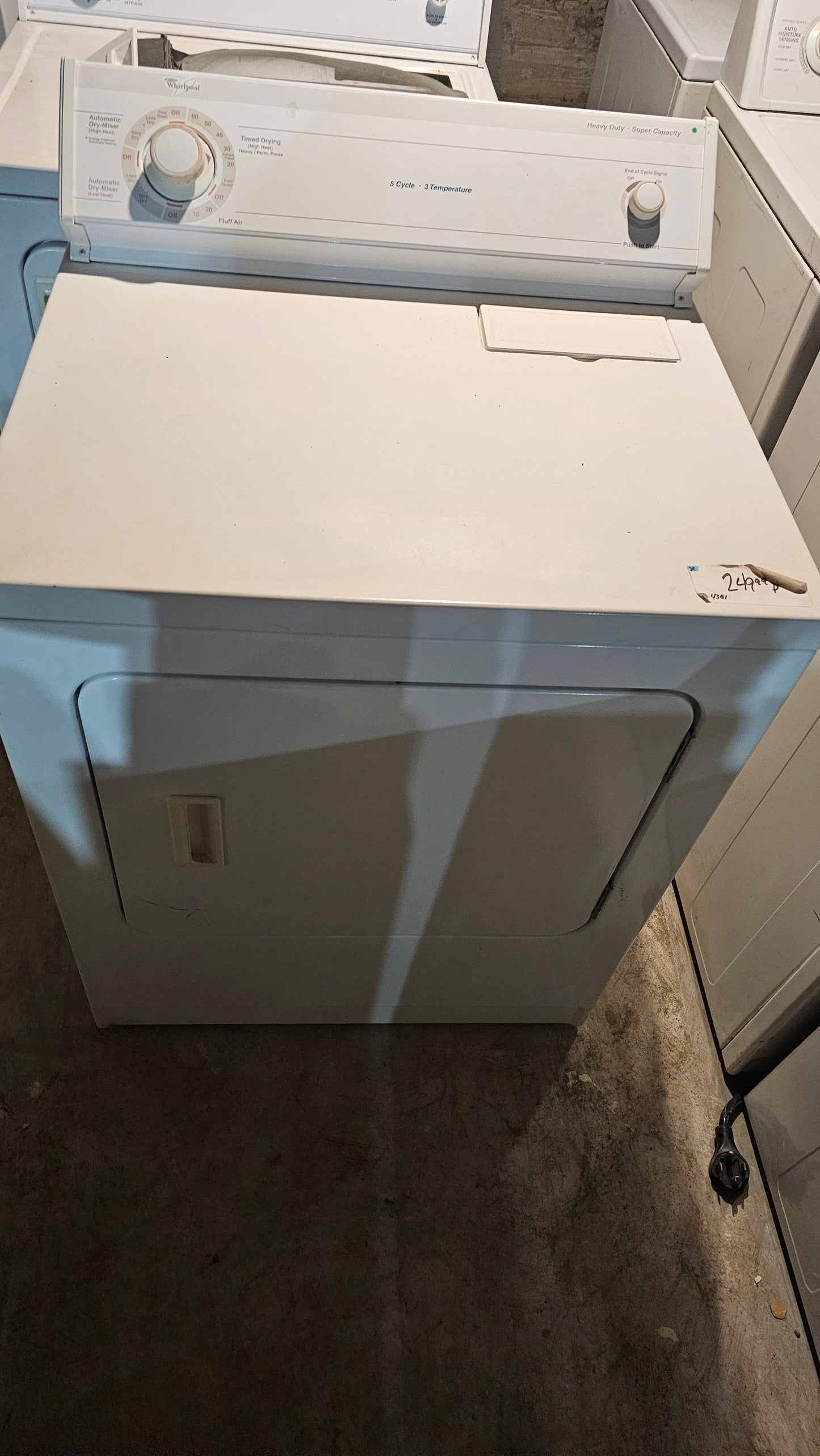 Sécheuse Whirlpool - blanc