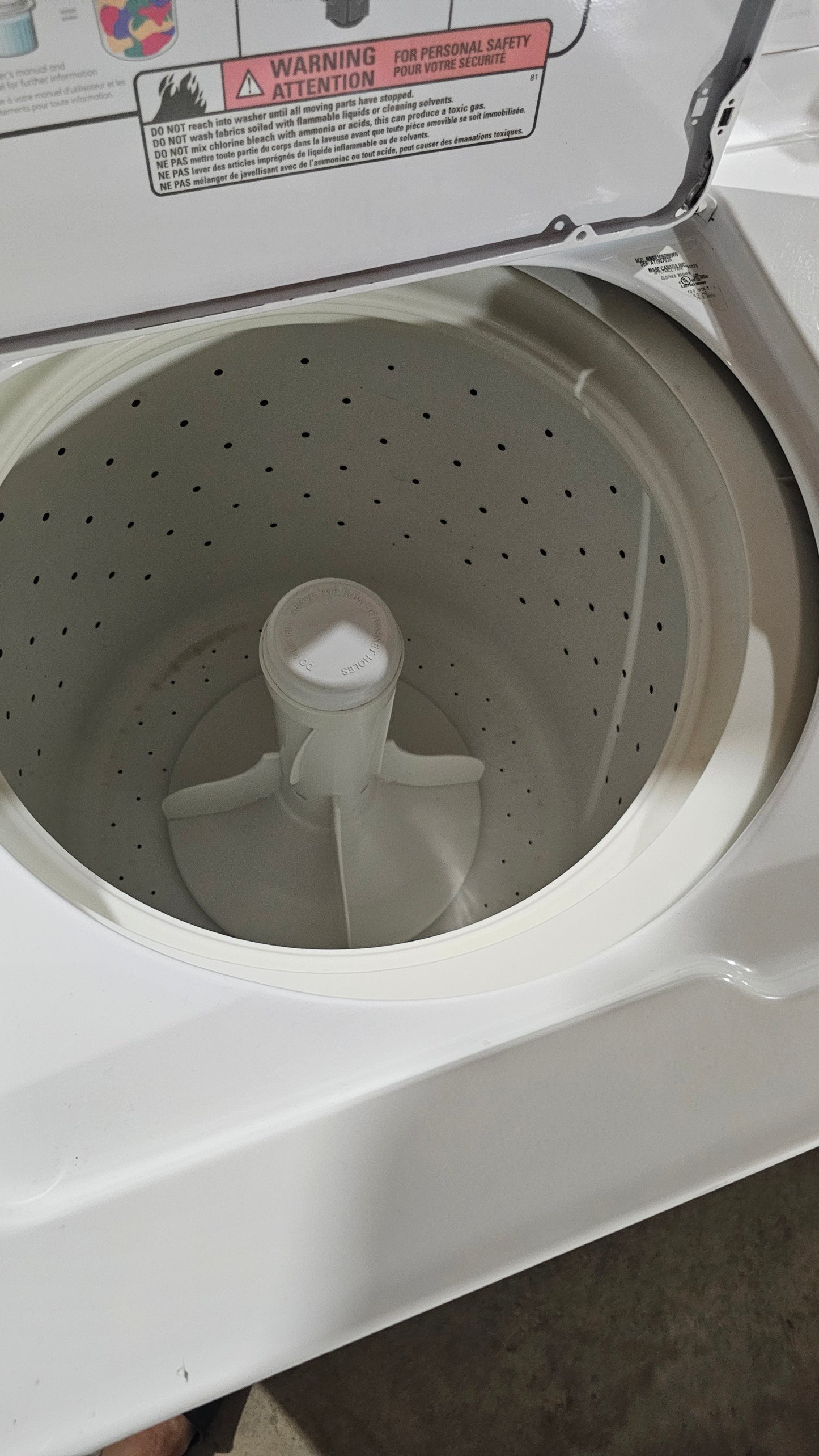 Brand TBD top load washer