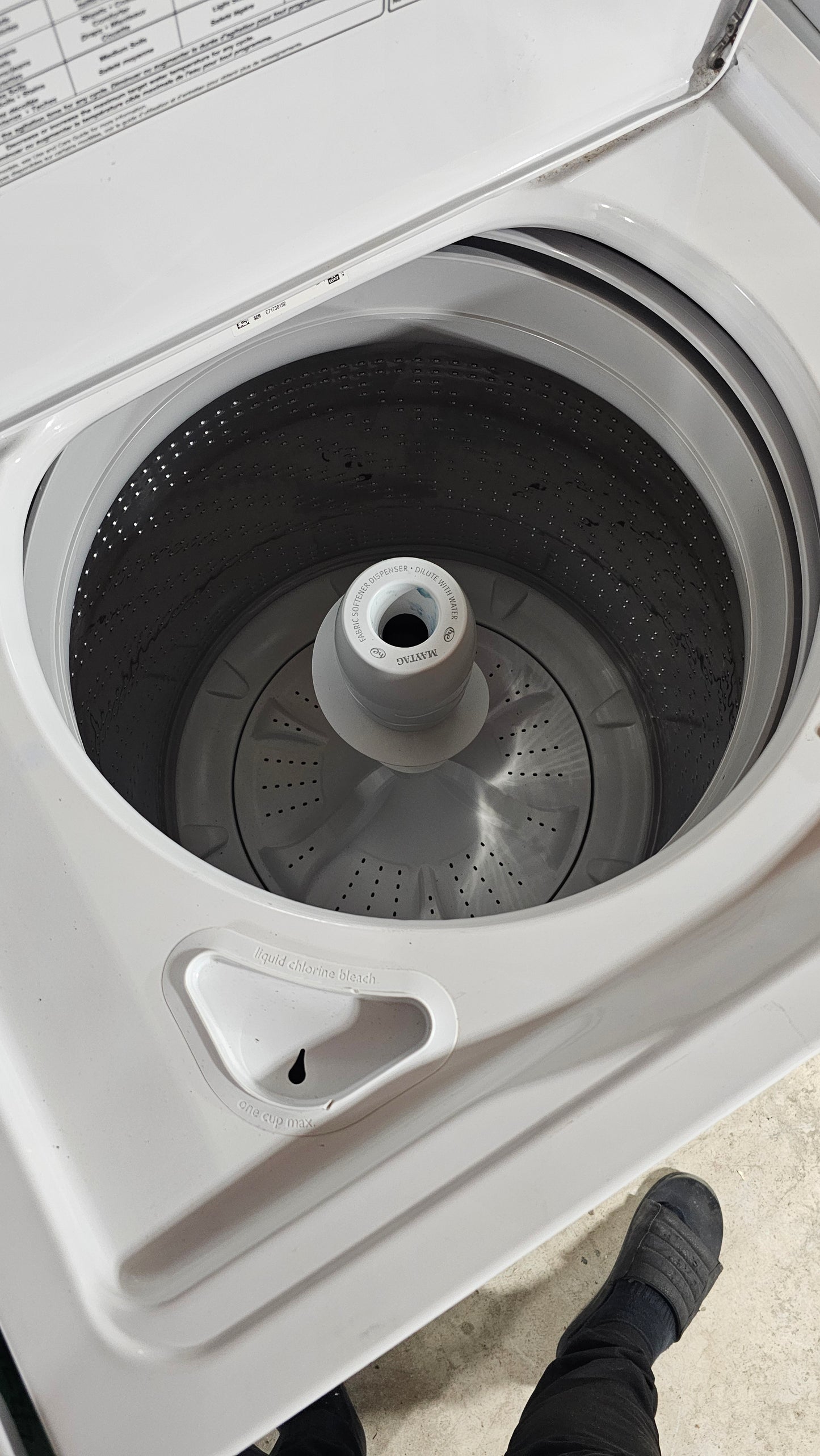 Laveuse Maytag - SKU blanche #3743