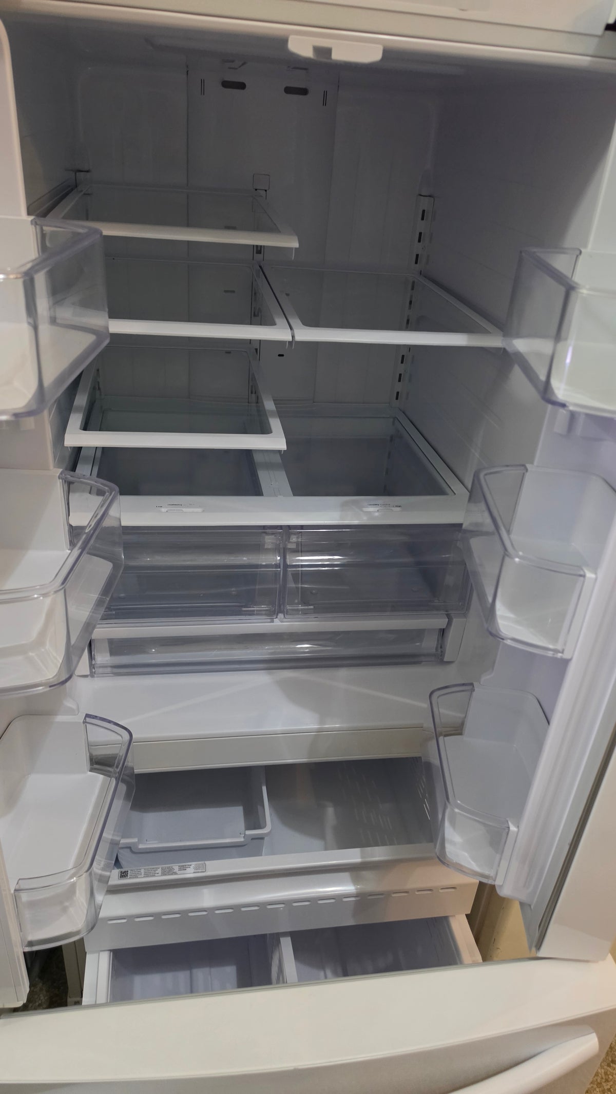 Samsung french doors refrigerator 30"X65.5"X27" - white SKU#1745