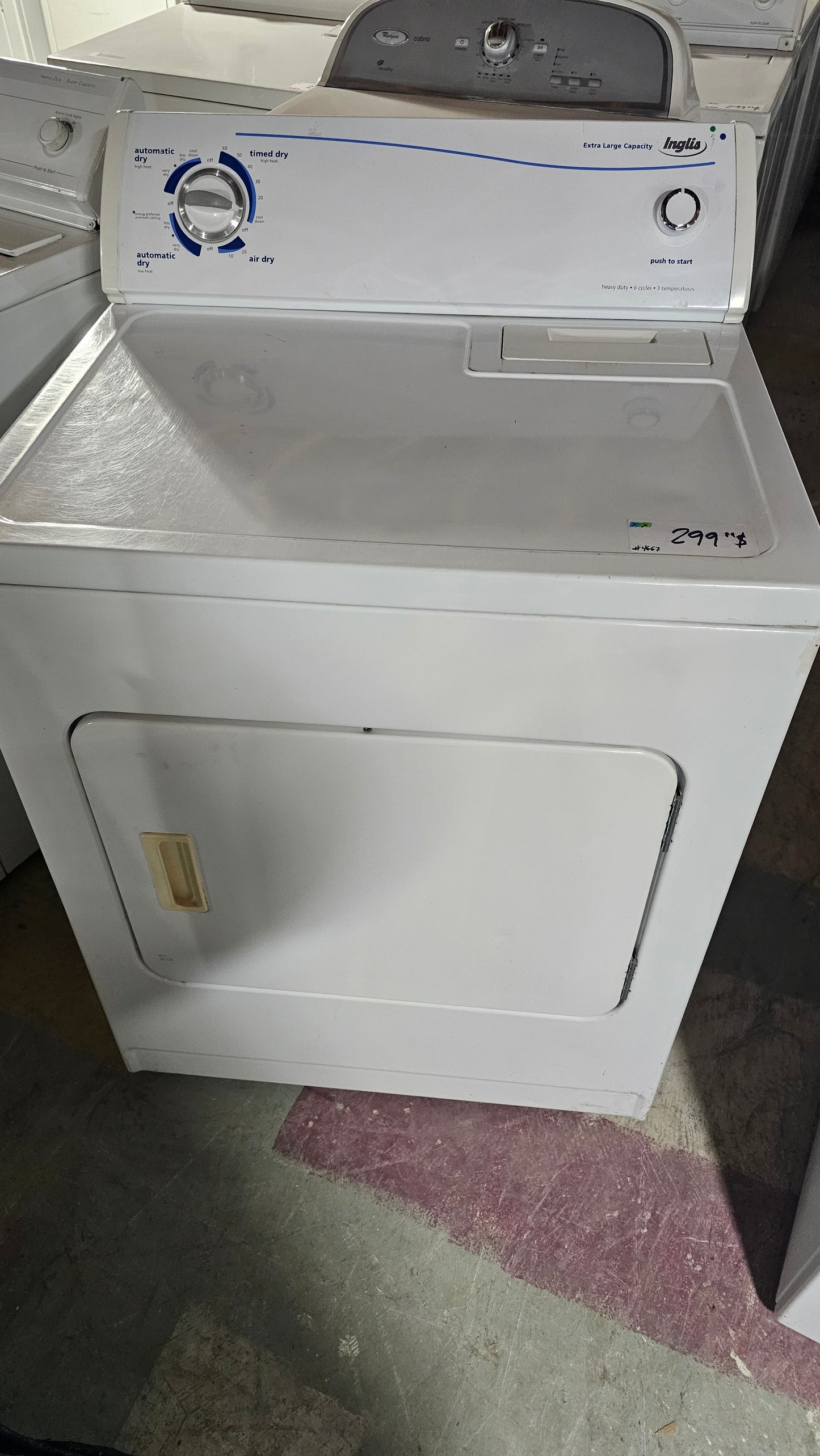 Inglis Sécheuse –Blanc