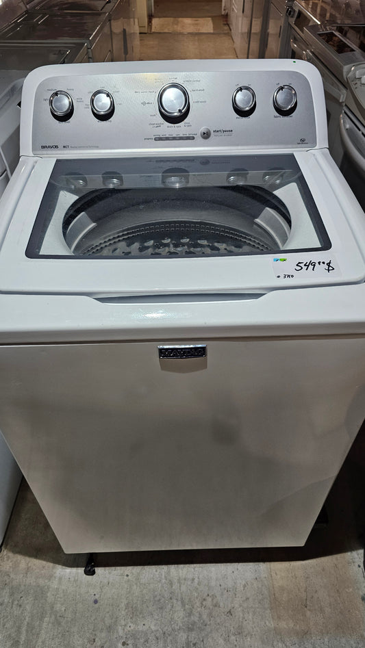 Laveuse Maytag - blanche - appareil usagé inspecté et testé