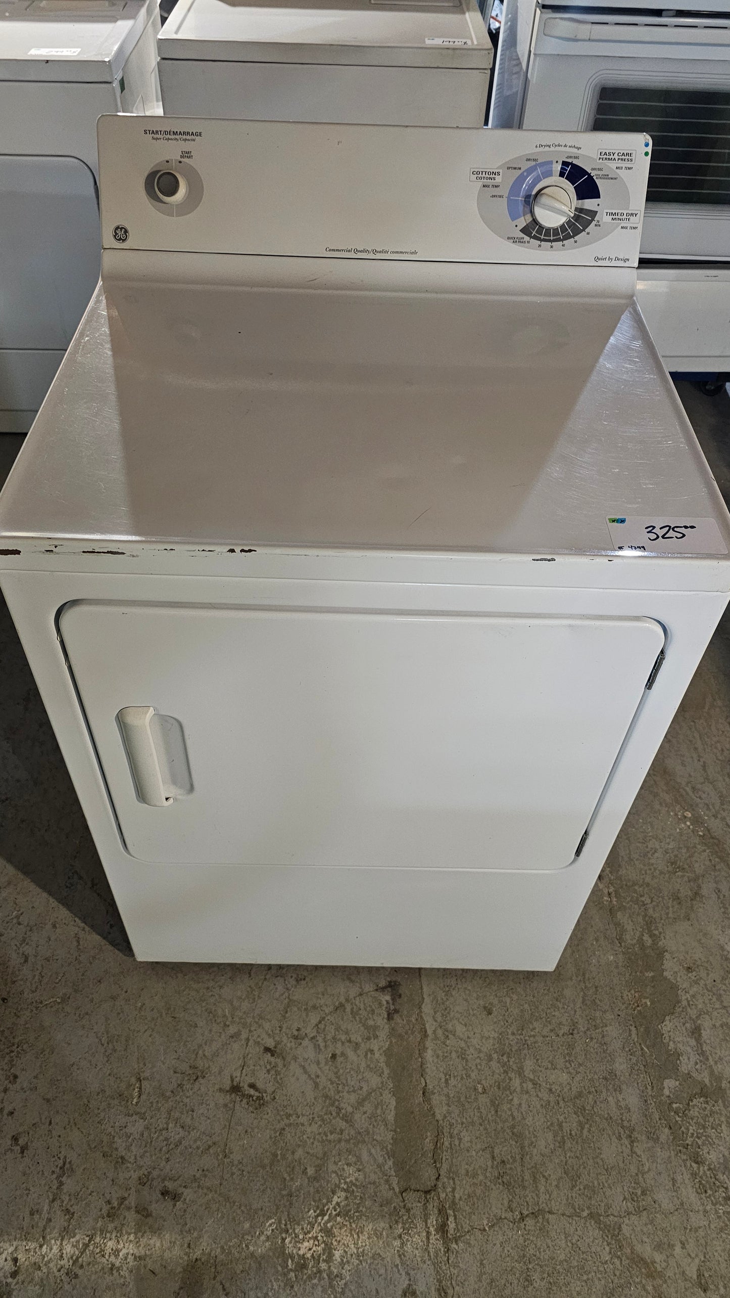 Ge dryer - white SKU#4744
