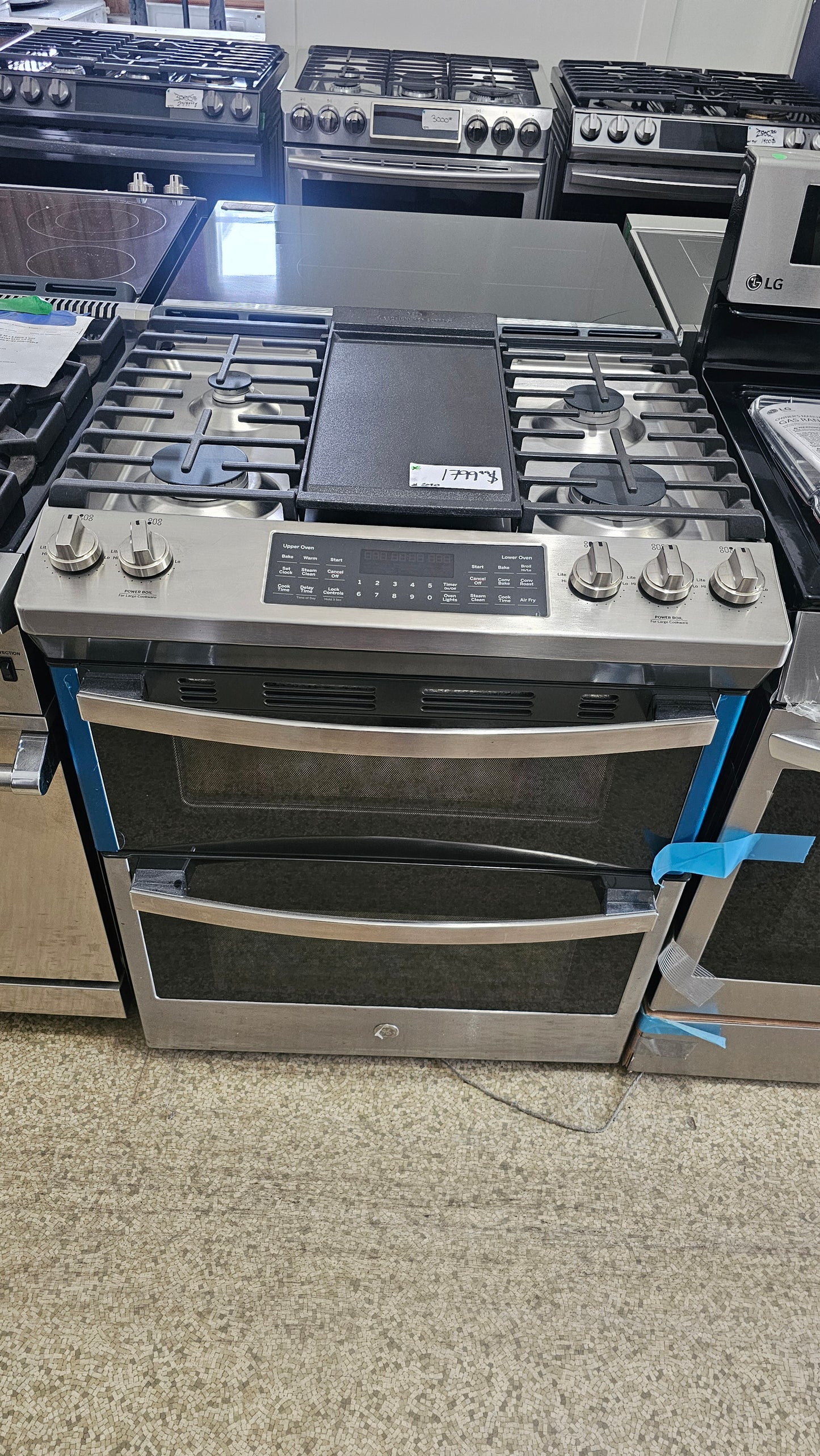 Ge Gaz stove – stainless