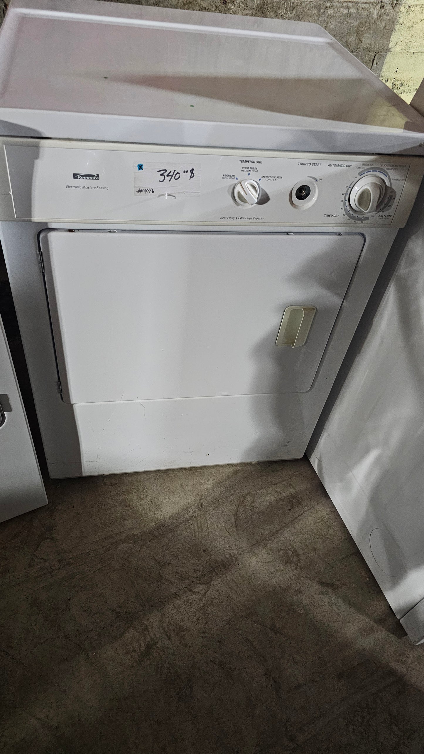 Kenmore Sécheuse –Blanc