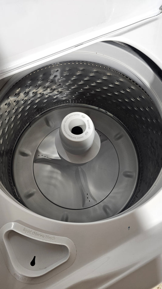 Laveuse Maytag à chargement supérieur - blanche