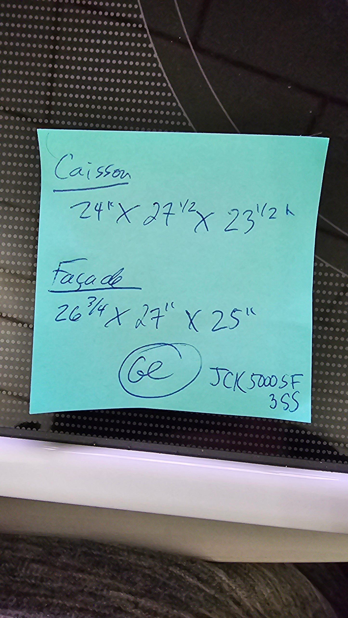 Four encastré Ge / four mural - en acier inoxydable