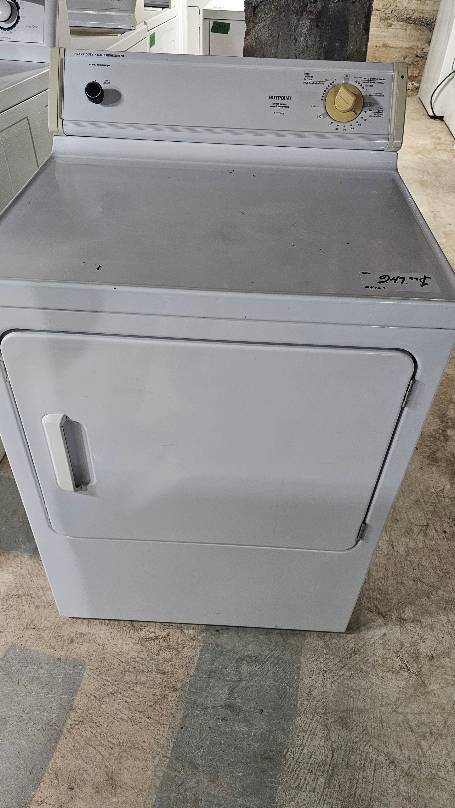 Hotpoint White Sécheuse, appareil utilisé, inspecté