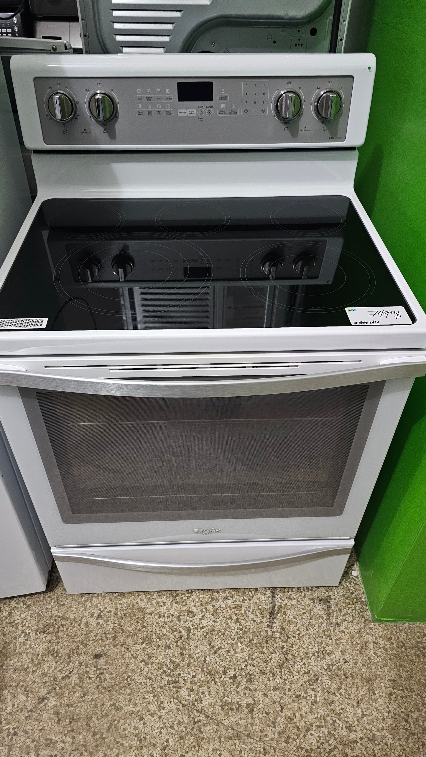 Whirlpool stove - white SKU#2466