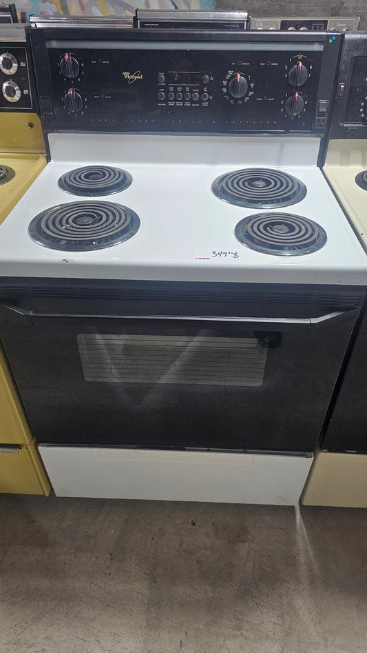 Whirlpool Brûleurs à serpentin Poêle – Blanc