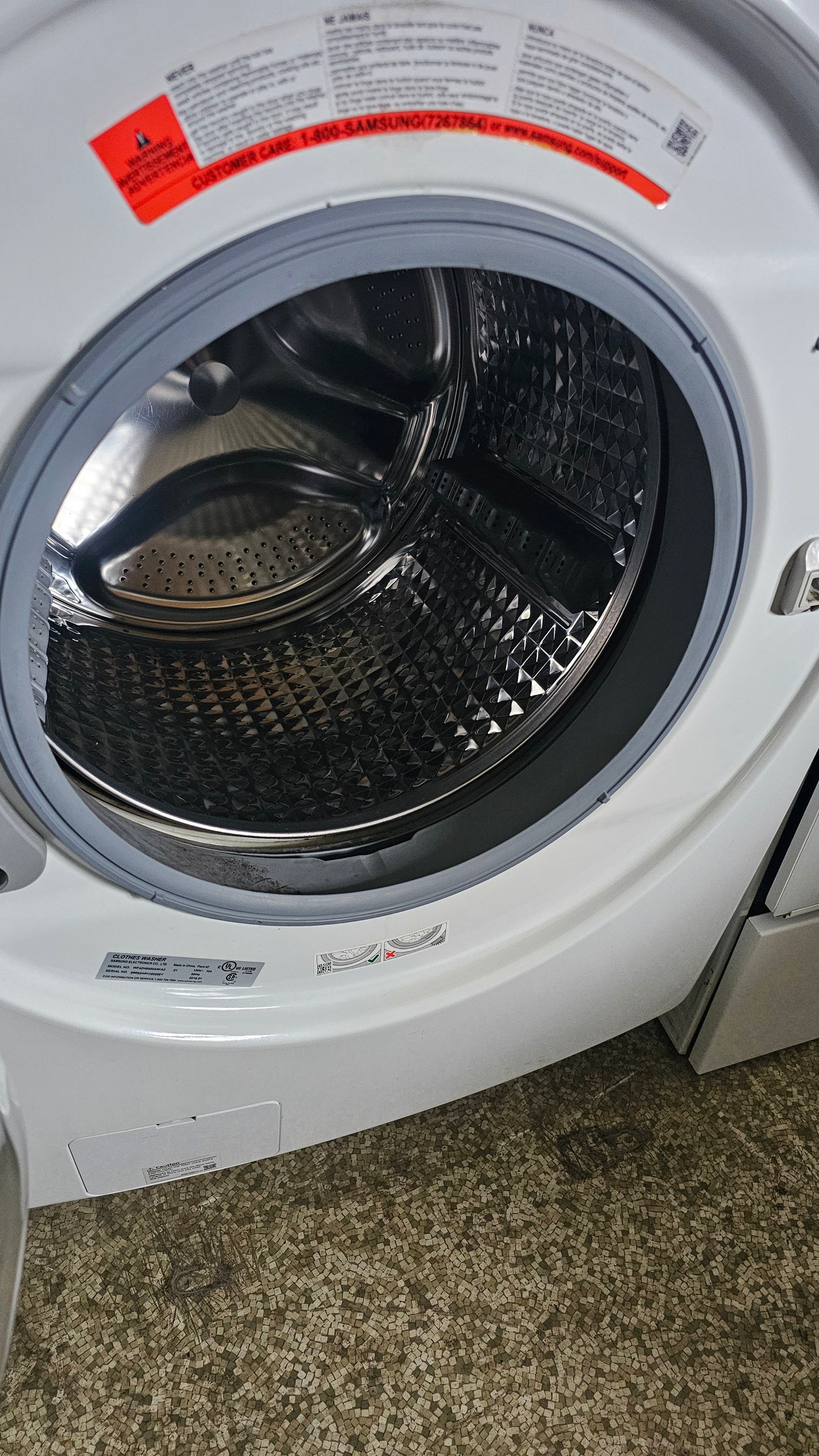 Laveuse-sécheuse Duo Samsung - blanche