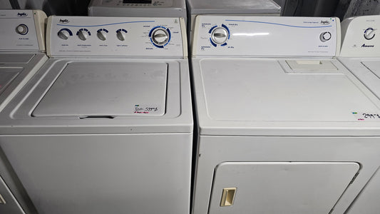 Machine à laver à chargement supérieur Inglis et Sécheuse Ensemble – Blanc