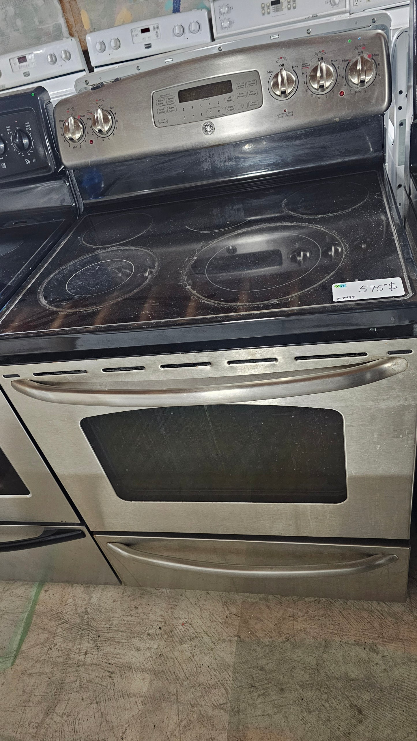 Poêle à convection Ge - SKU en acier inoxydable #2475