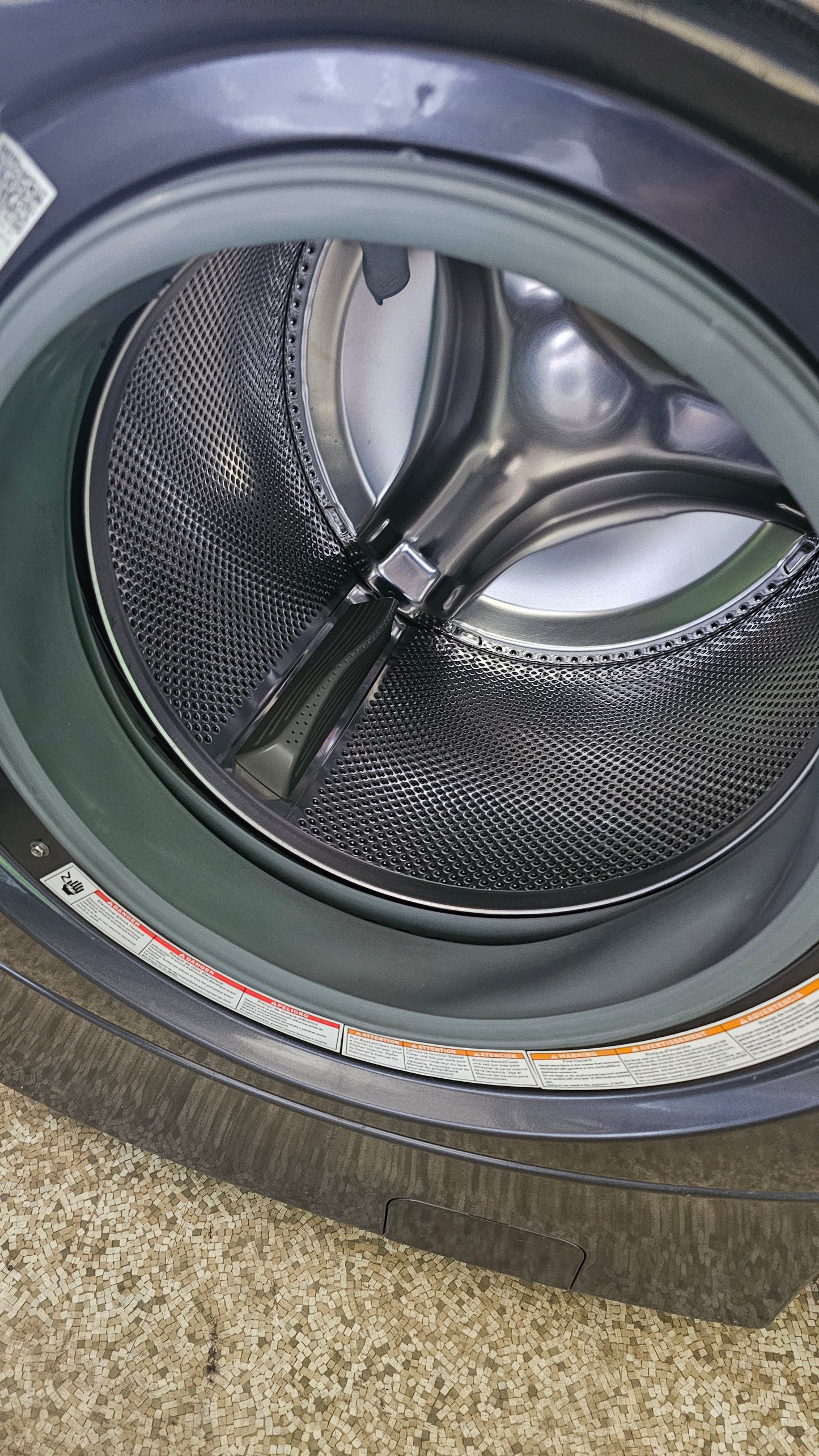 Laveuse-sécheuse Duo Ge/Maytag - Gris