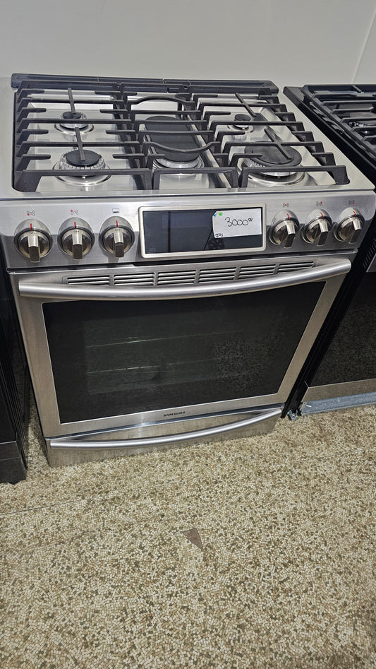 Cuisinière au gaz Samsung – en acier inoxydable