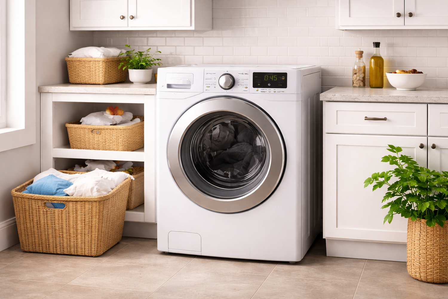 Laveuses à chargement frontal