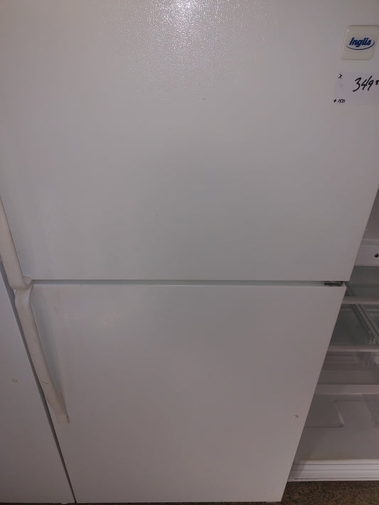 White Inglis refrigerator in white