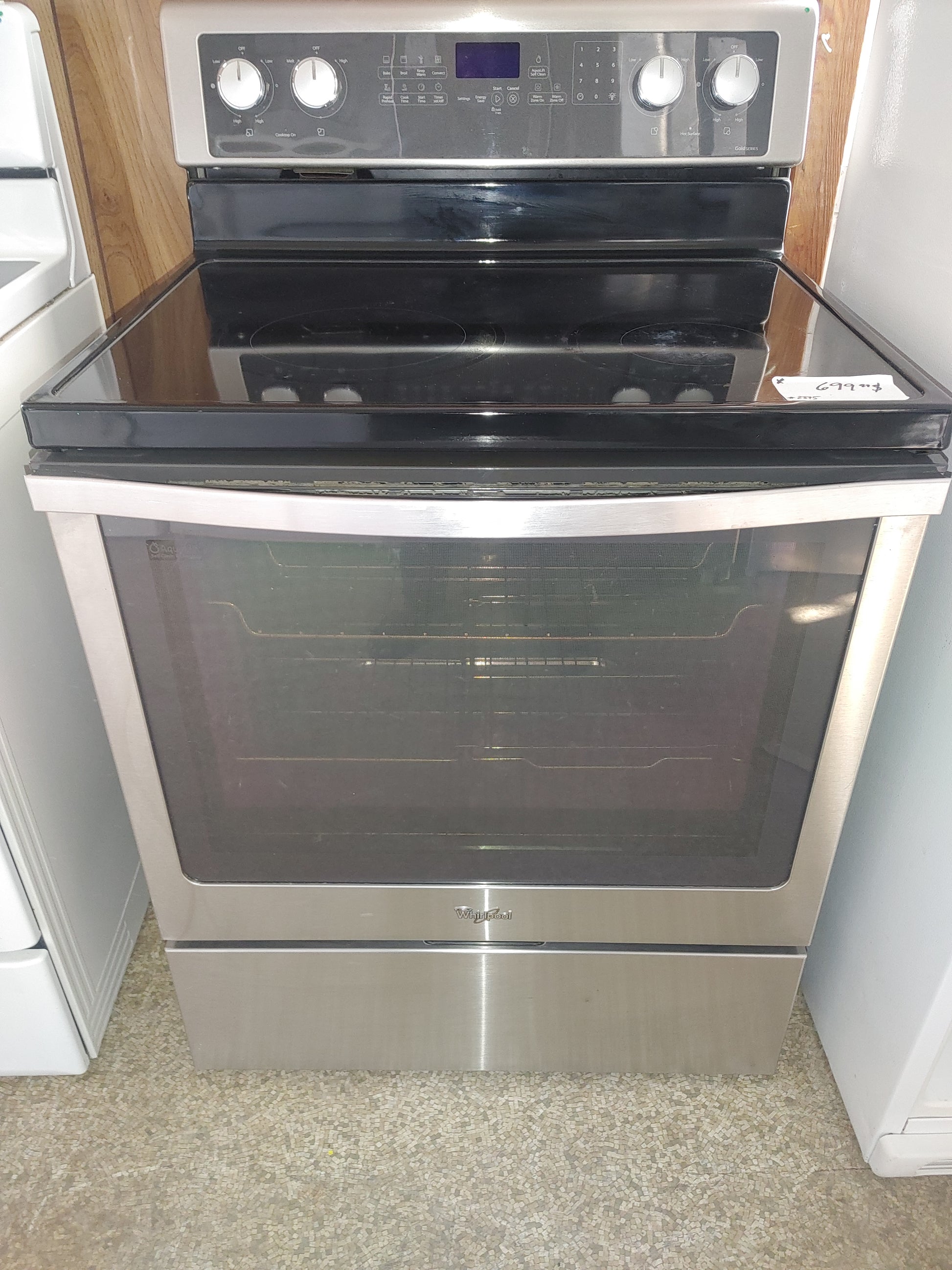 Whirlpool Whirlpool stove in stainless