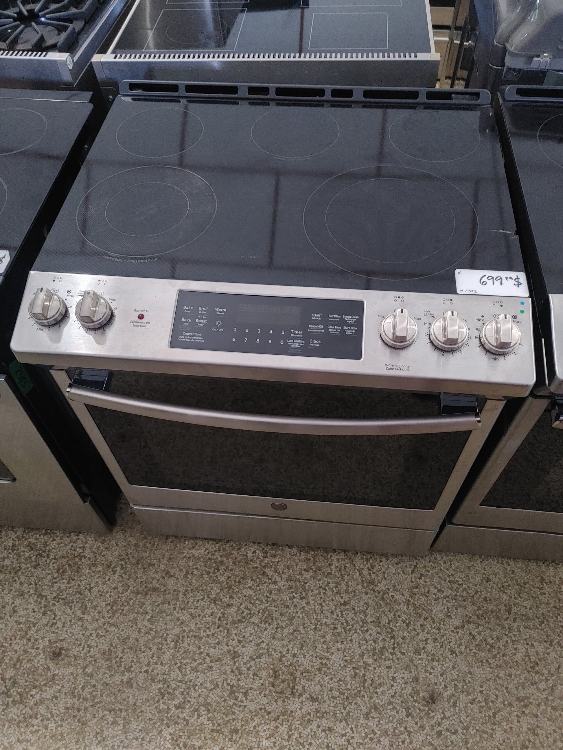 Ameublement Forgues  Stove in stainless; silver