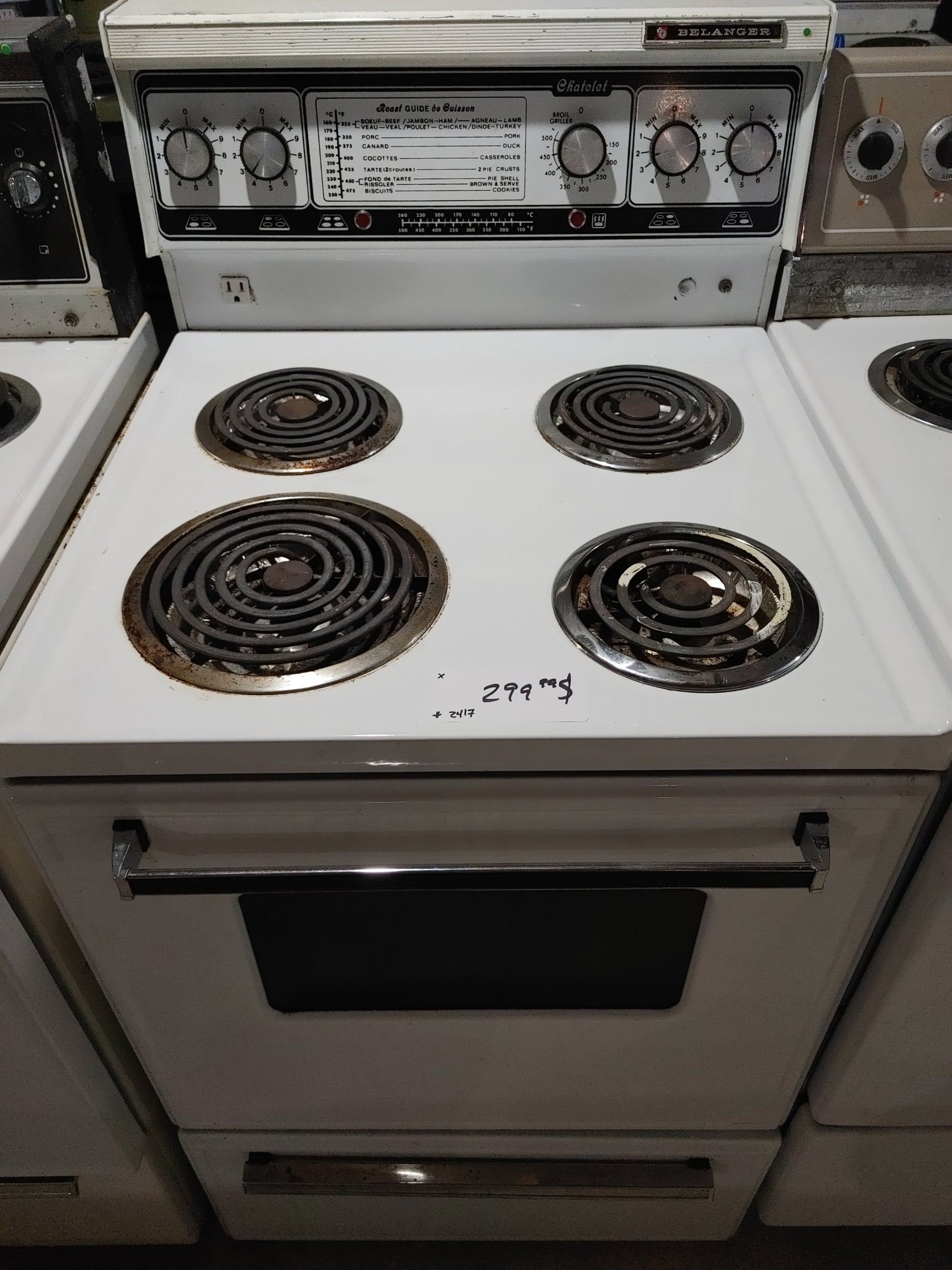 Belanger Stove in white