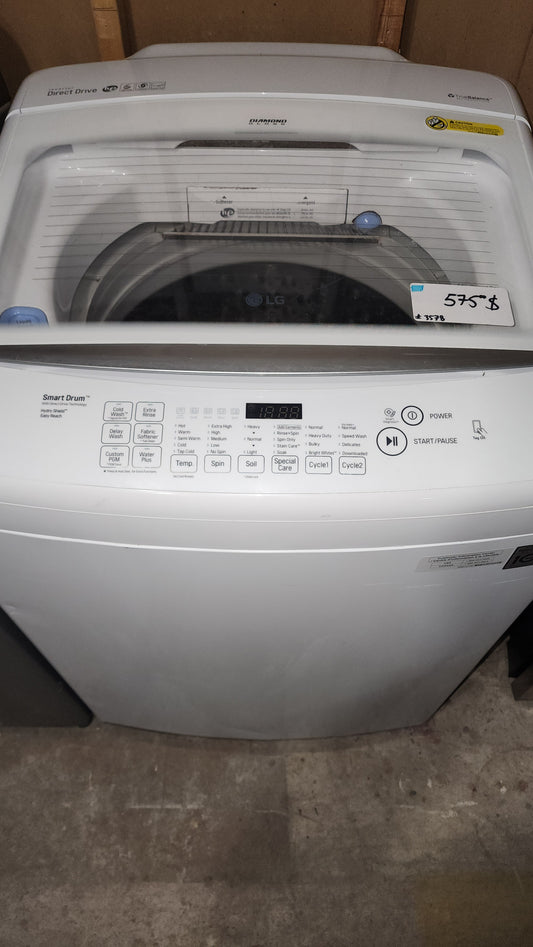 LG Lg washing machine in white