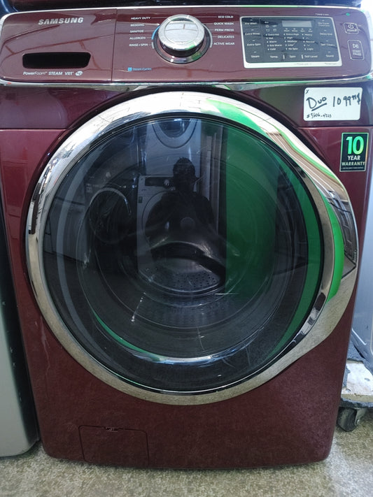 Samsung Samsung washing machine in red