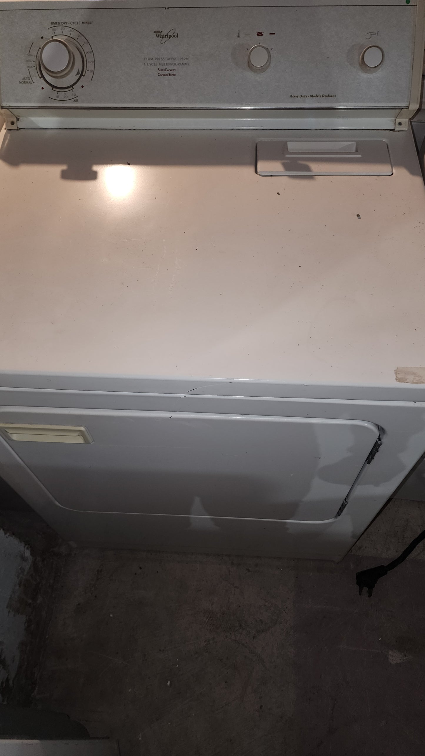 Sèche-linge Whirlpool Whirlpool en blanc