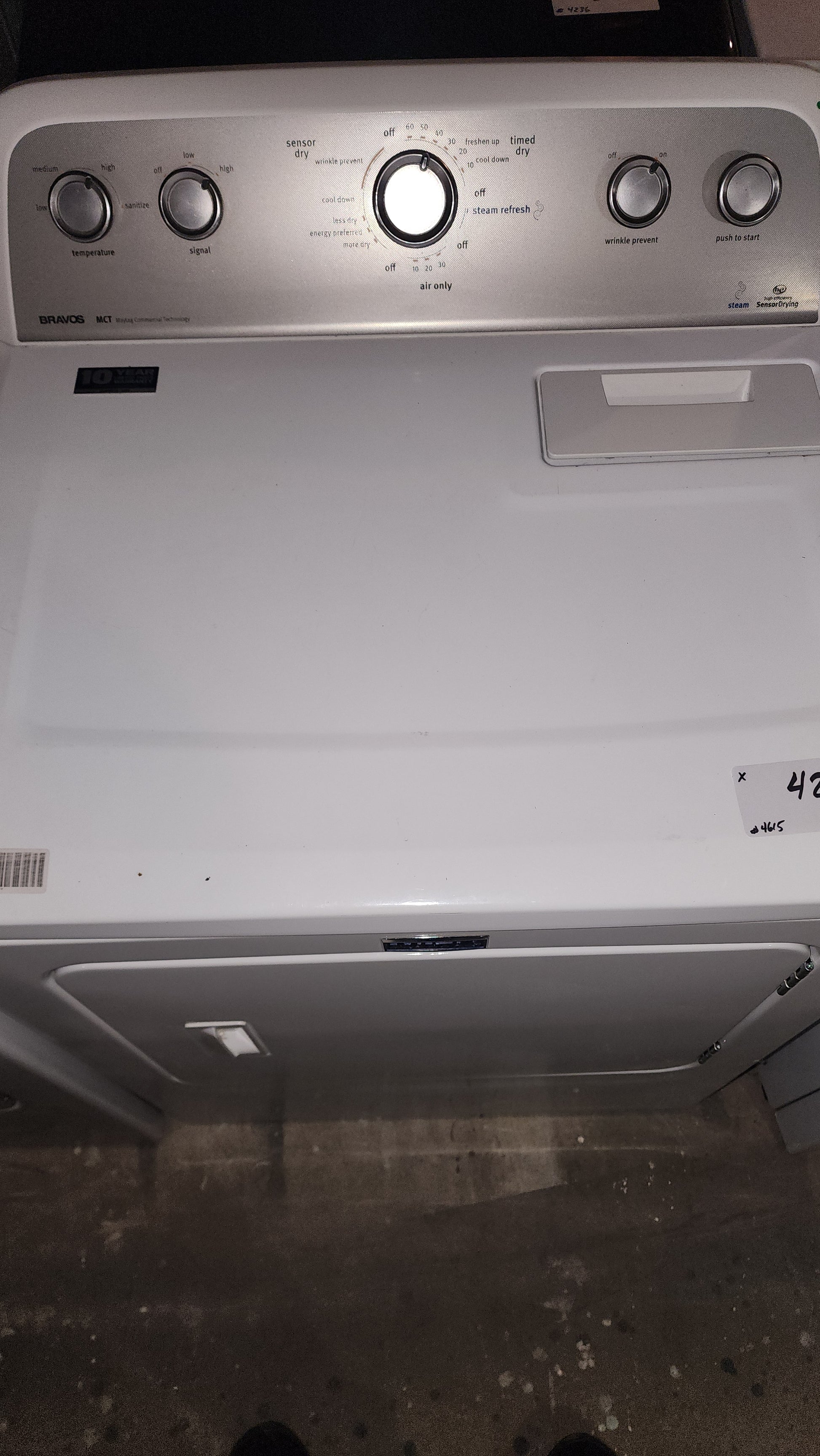 Sécheuse Maytag Maytag en blanc