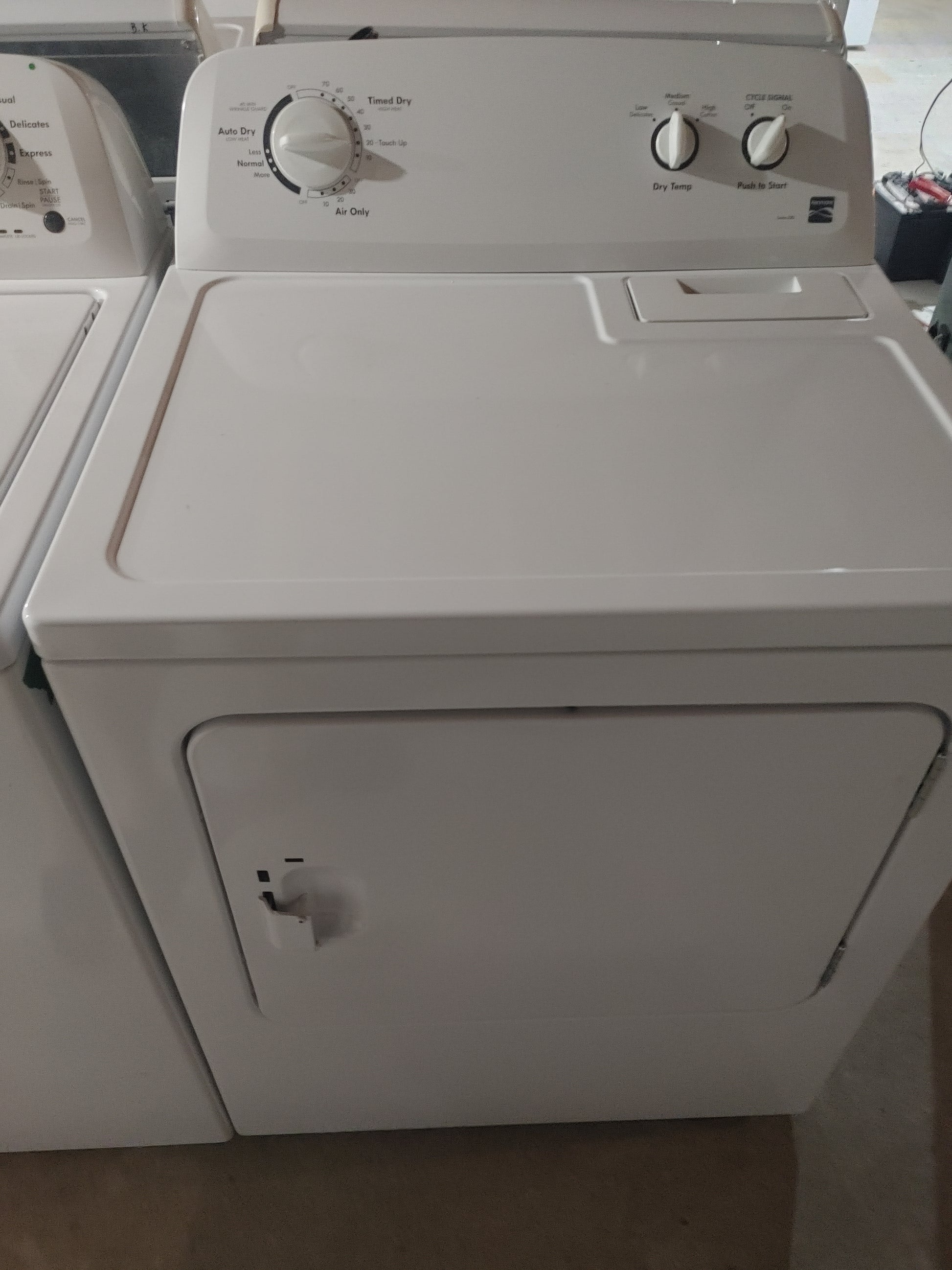 Kenmore Dryer in white