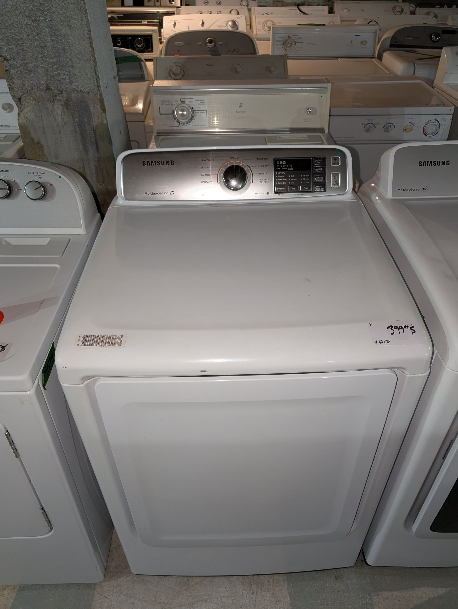 Samsung Samsung dryer in white