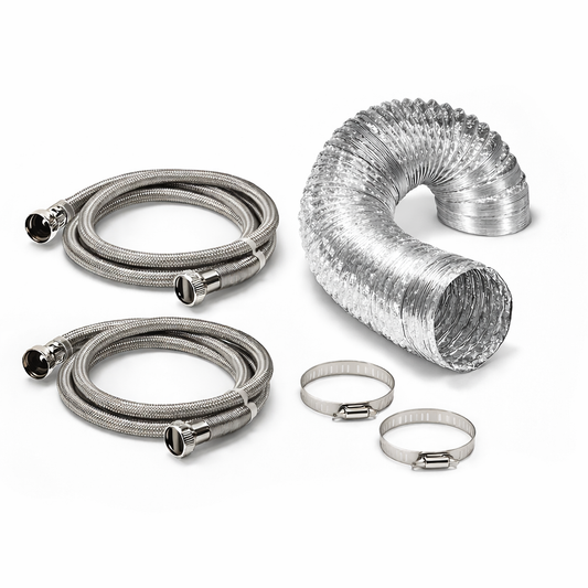 Trousse d’installation de buanderie – Tuyaux d’arrosage et Sécheuse Évent (faisceaux)