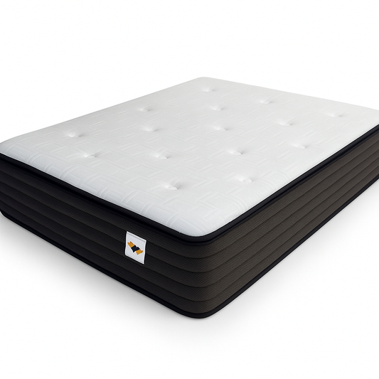 Mattress : MI – 12” Semi-Firm Eurotop Mattress