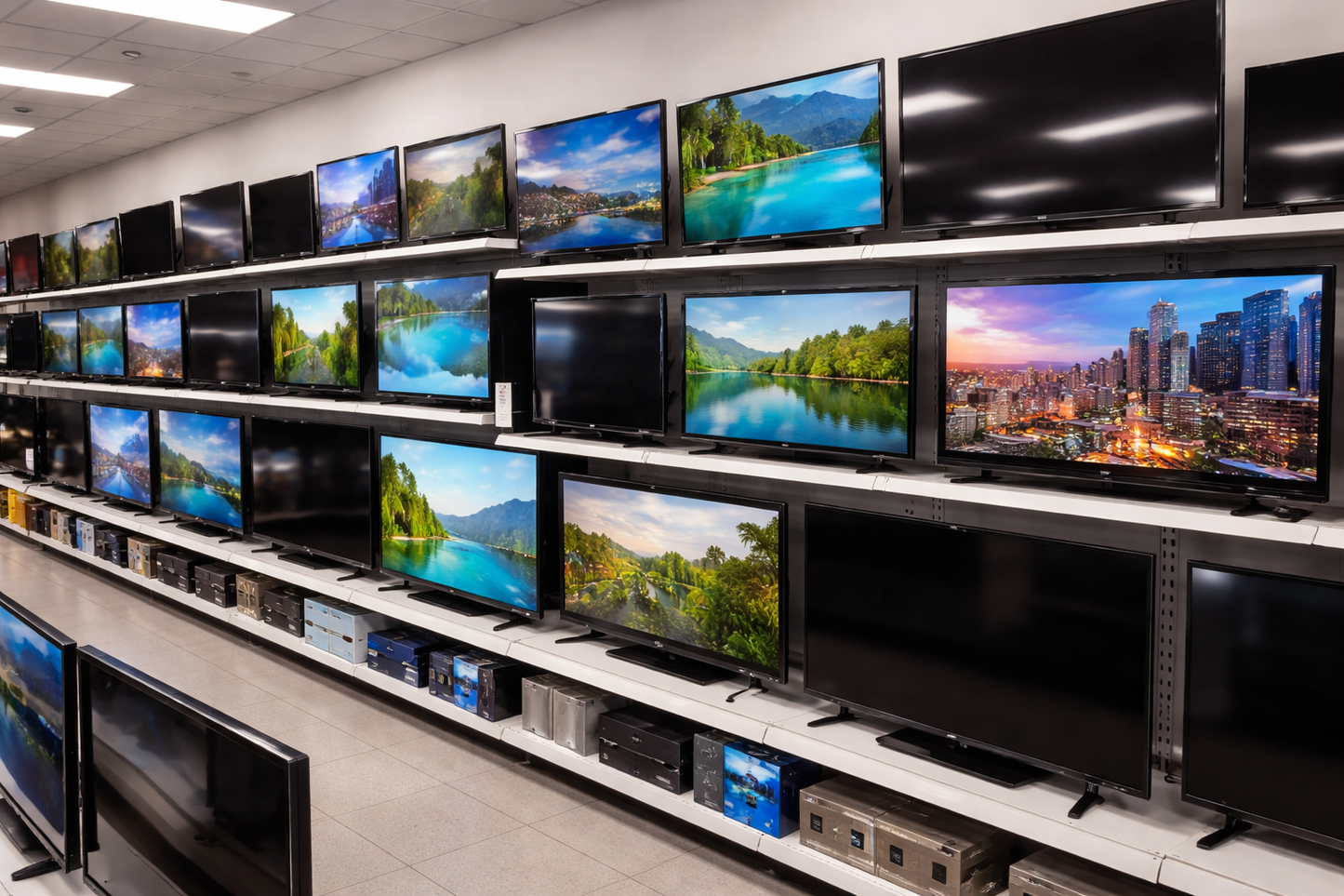 Télévision testée et inspectée