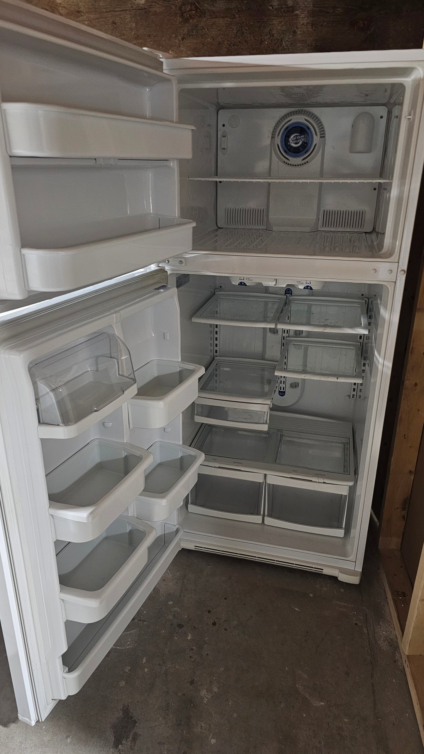 Réfrigérateur blanc Maytag, appareil usagé, inspecté